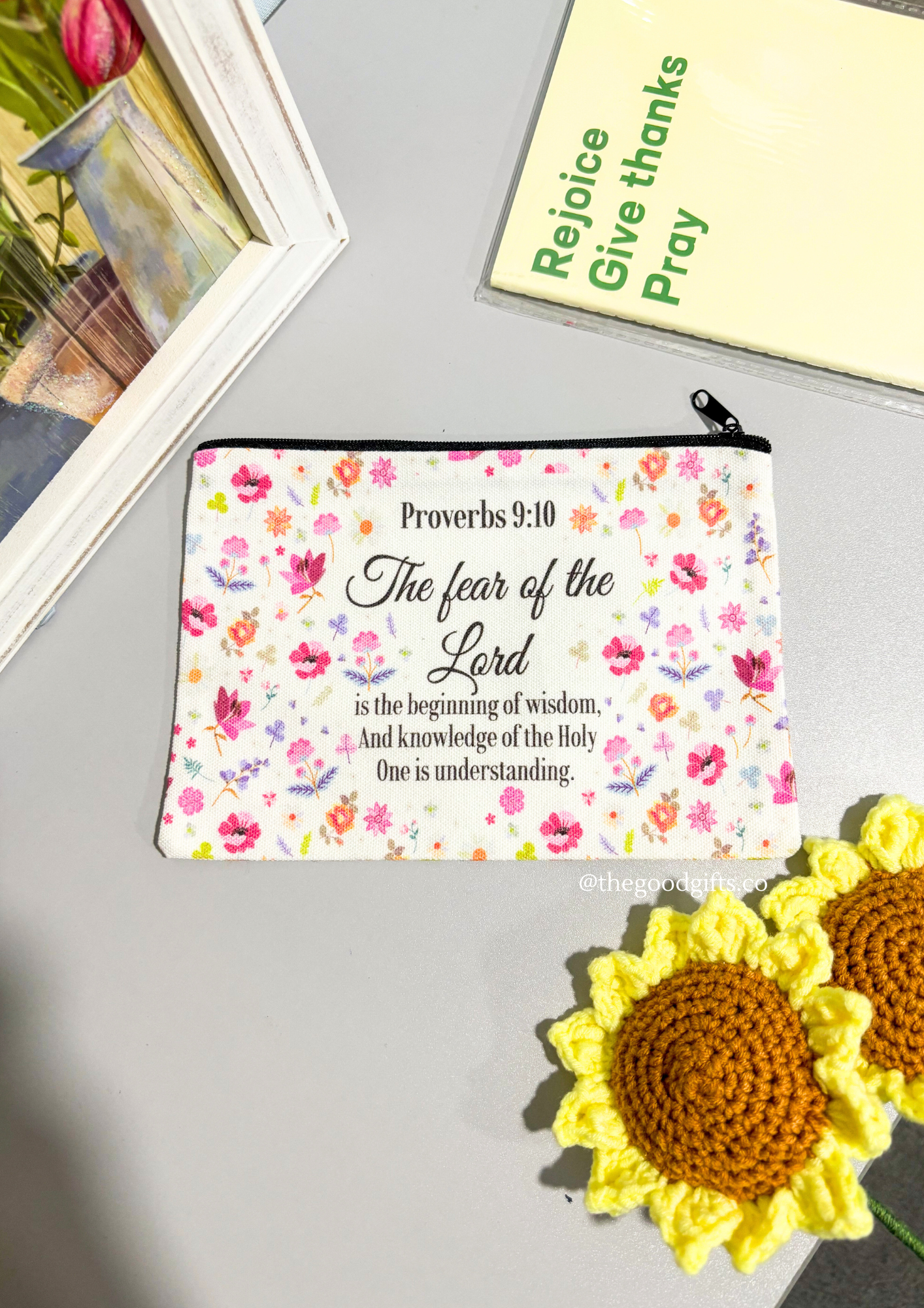 Proverbs 9:10 | Canvas Pouch