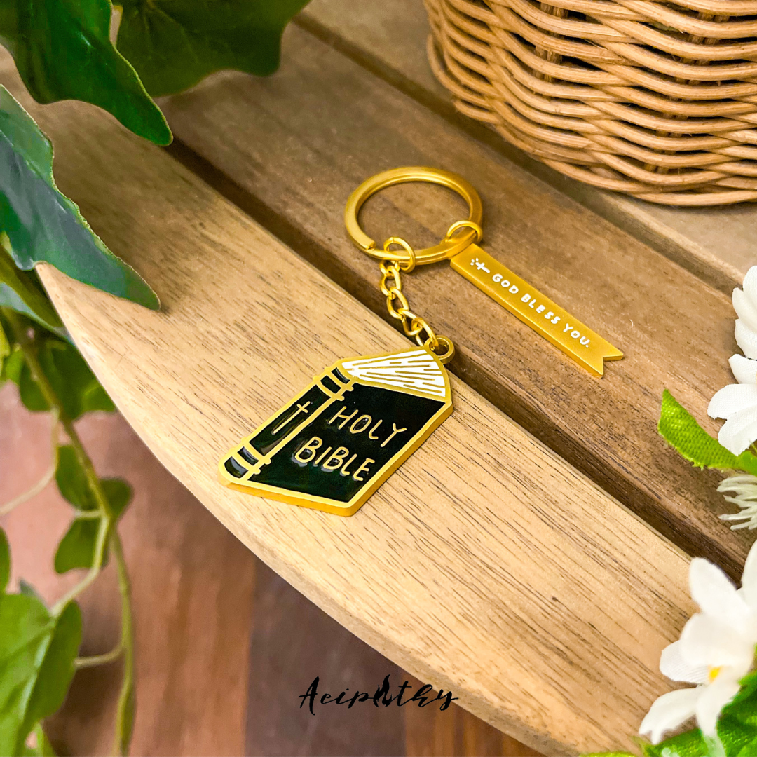 Holy Bible | Christian Metal Keychain