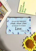 1 Corinthians 13:13 | Canvas Pouch