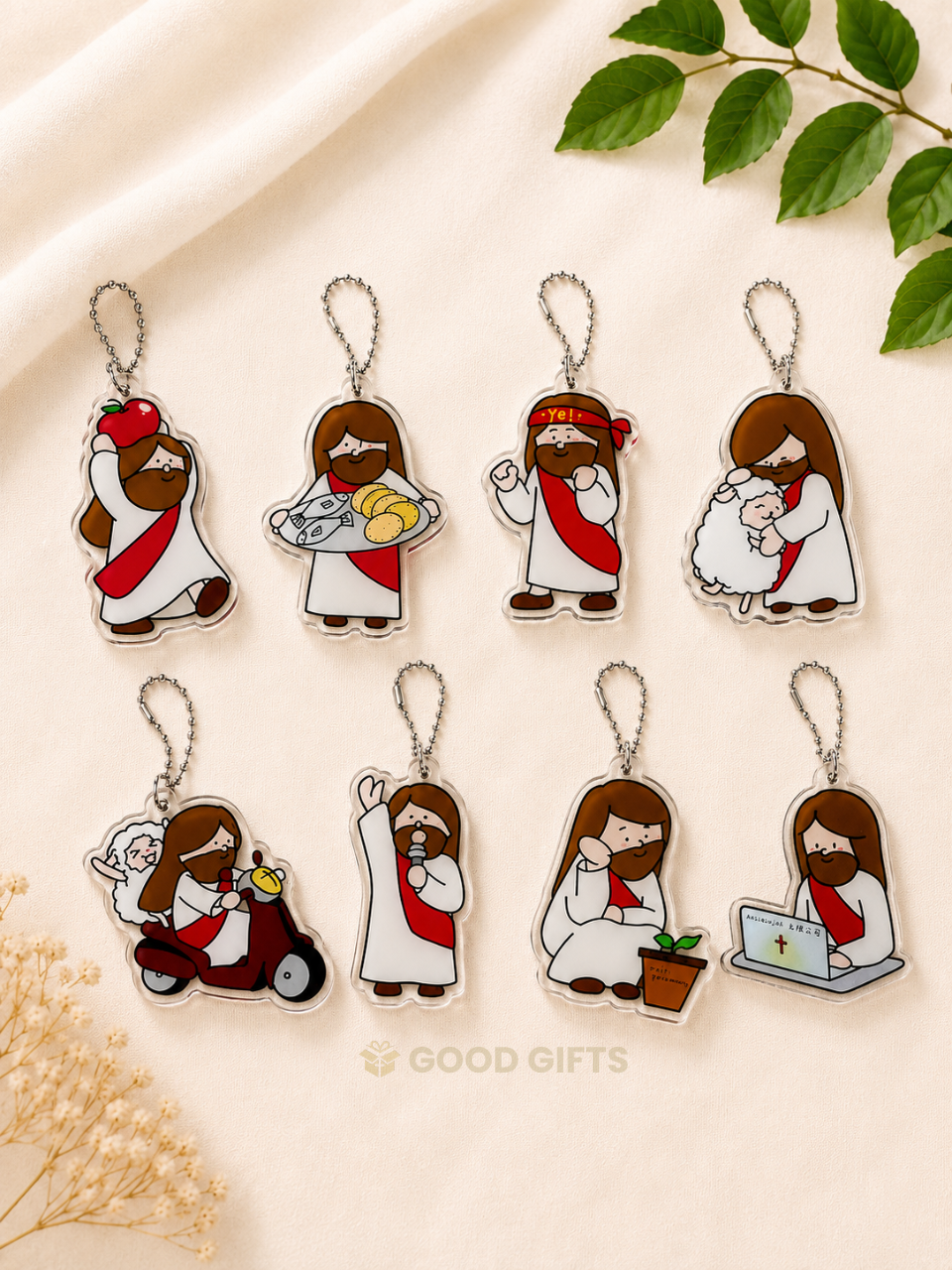 Jesus Acrylic Keychains