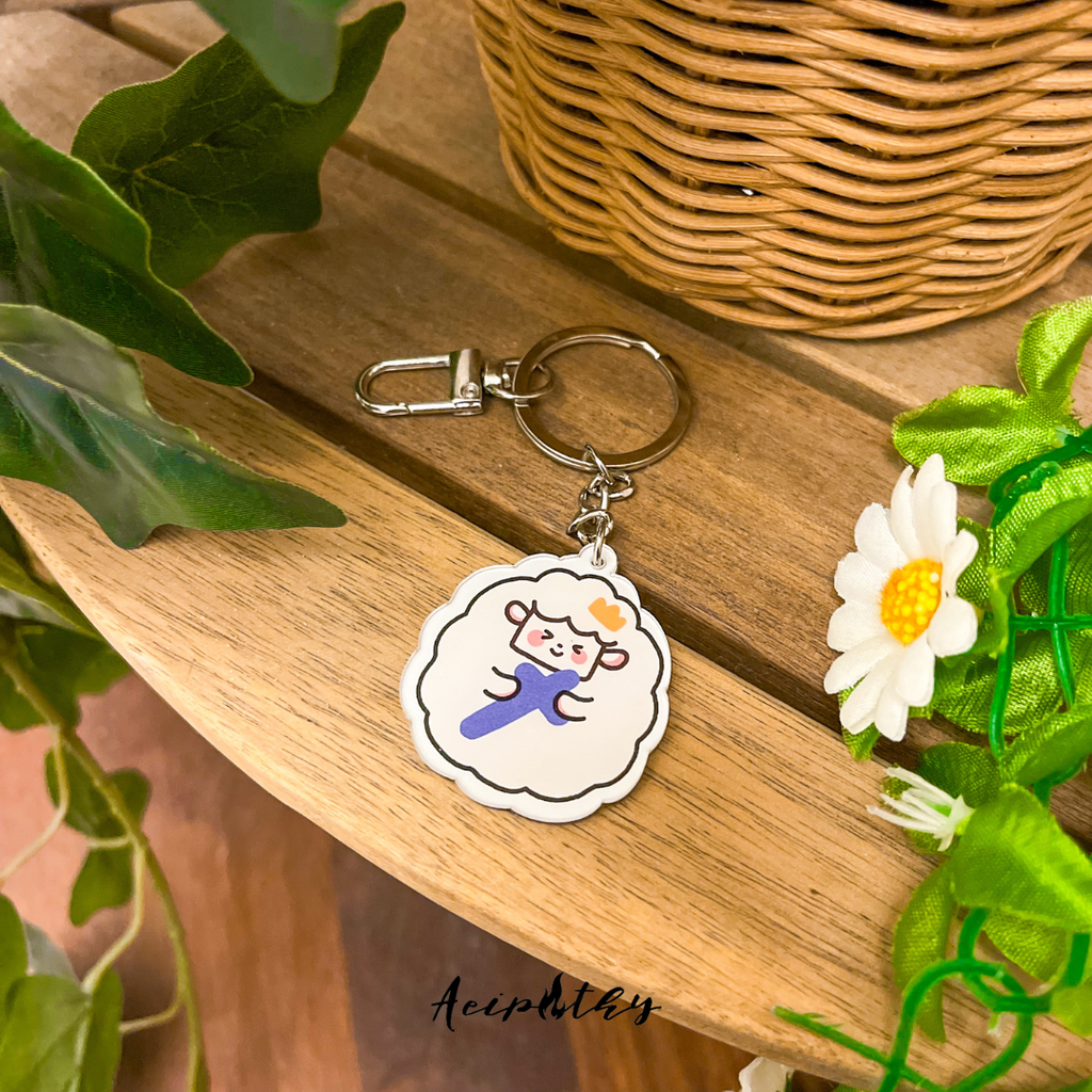 Sheep | Christian Acrylic Keychain
