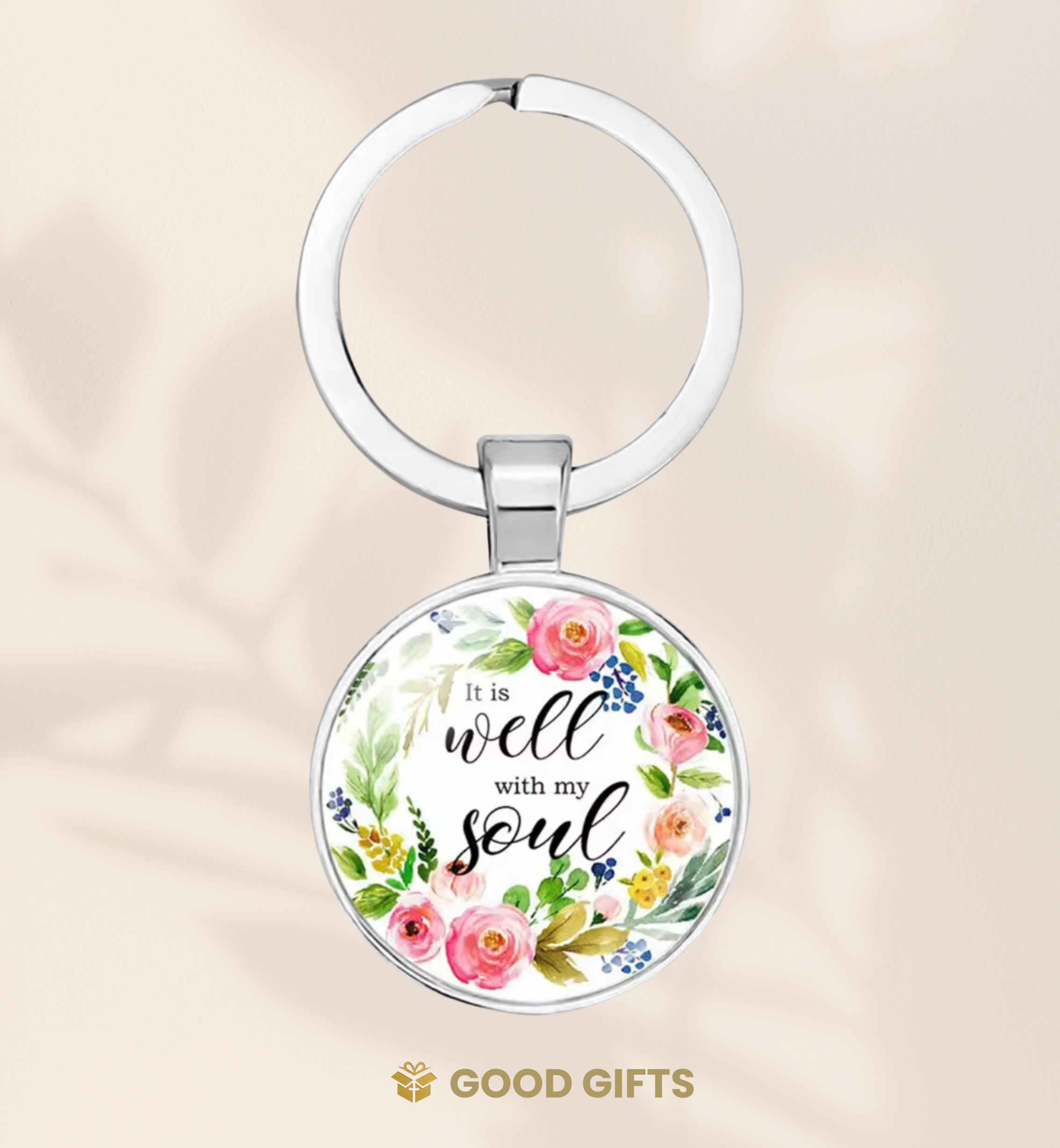 It is Well with My Soul | Glass Dome Keychain