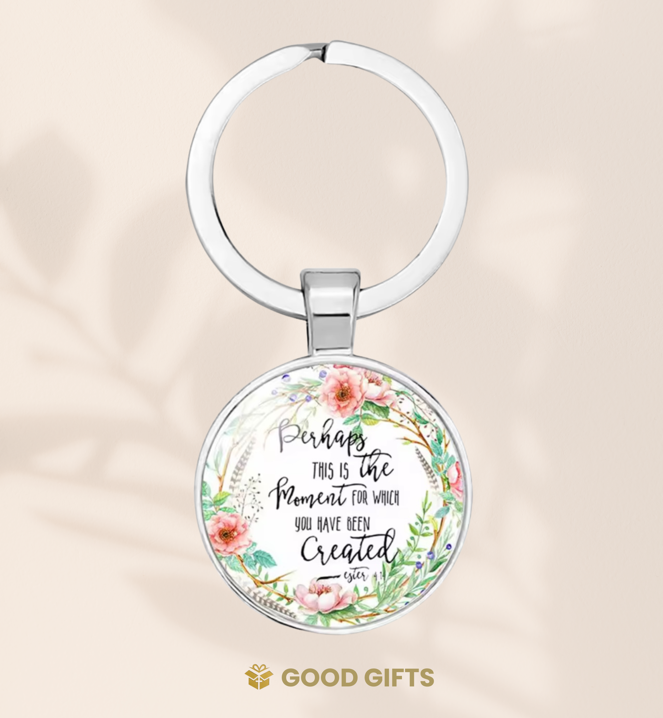 Esther | Glass Dome Keychain