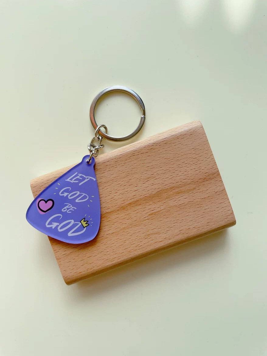 Let God be God | Acrylic Keychain