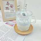 Light & Salt | Glass Mug with Straw