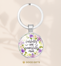 Fearfully and Wonderfully Made | Glass Dome Keychain