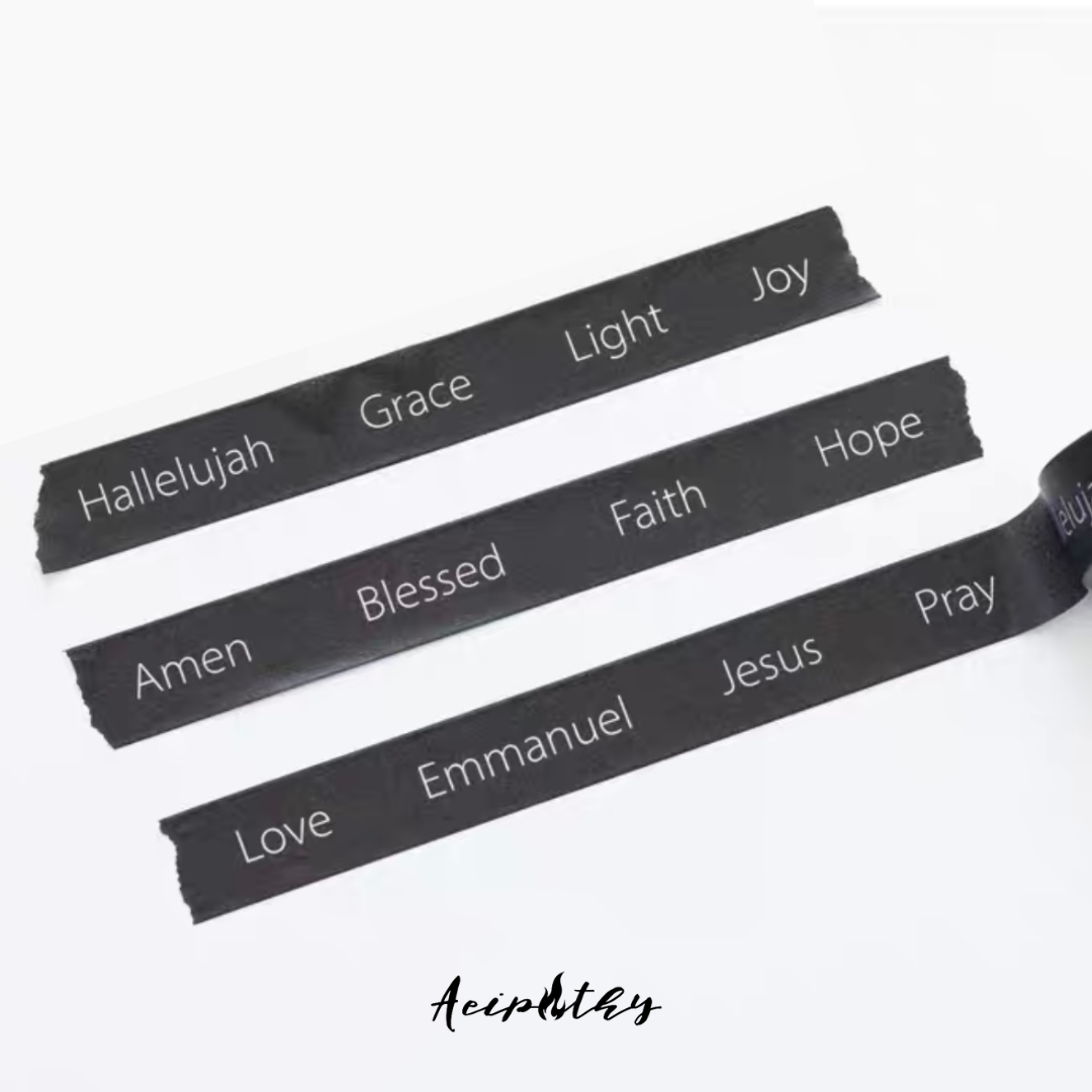 Black | Washi Tape