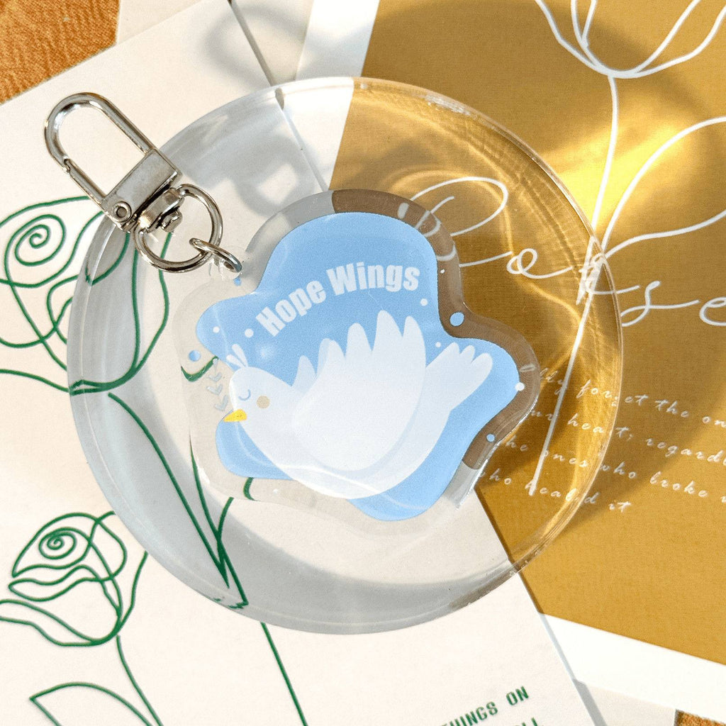 Hope Dove | Acrylic Keychain