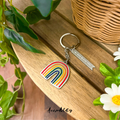 Rainbow | Christian Metal Keychain