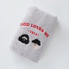 God Loves Me (Grey) | Hand Towel