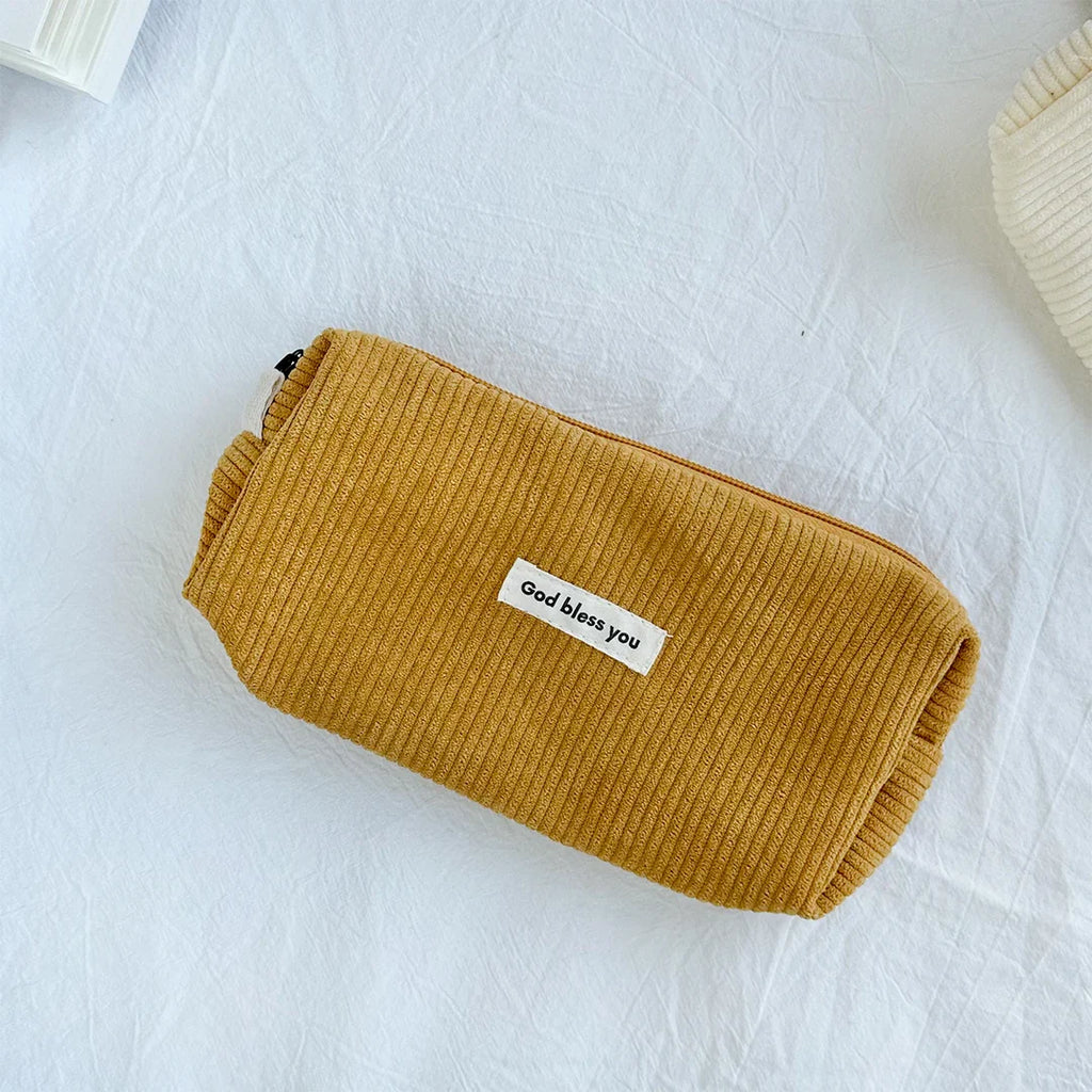 God Bless You | Corduroy Pouch