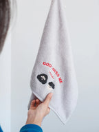 God Loves Me (Grey) | Hand Towel