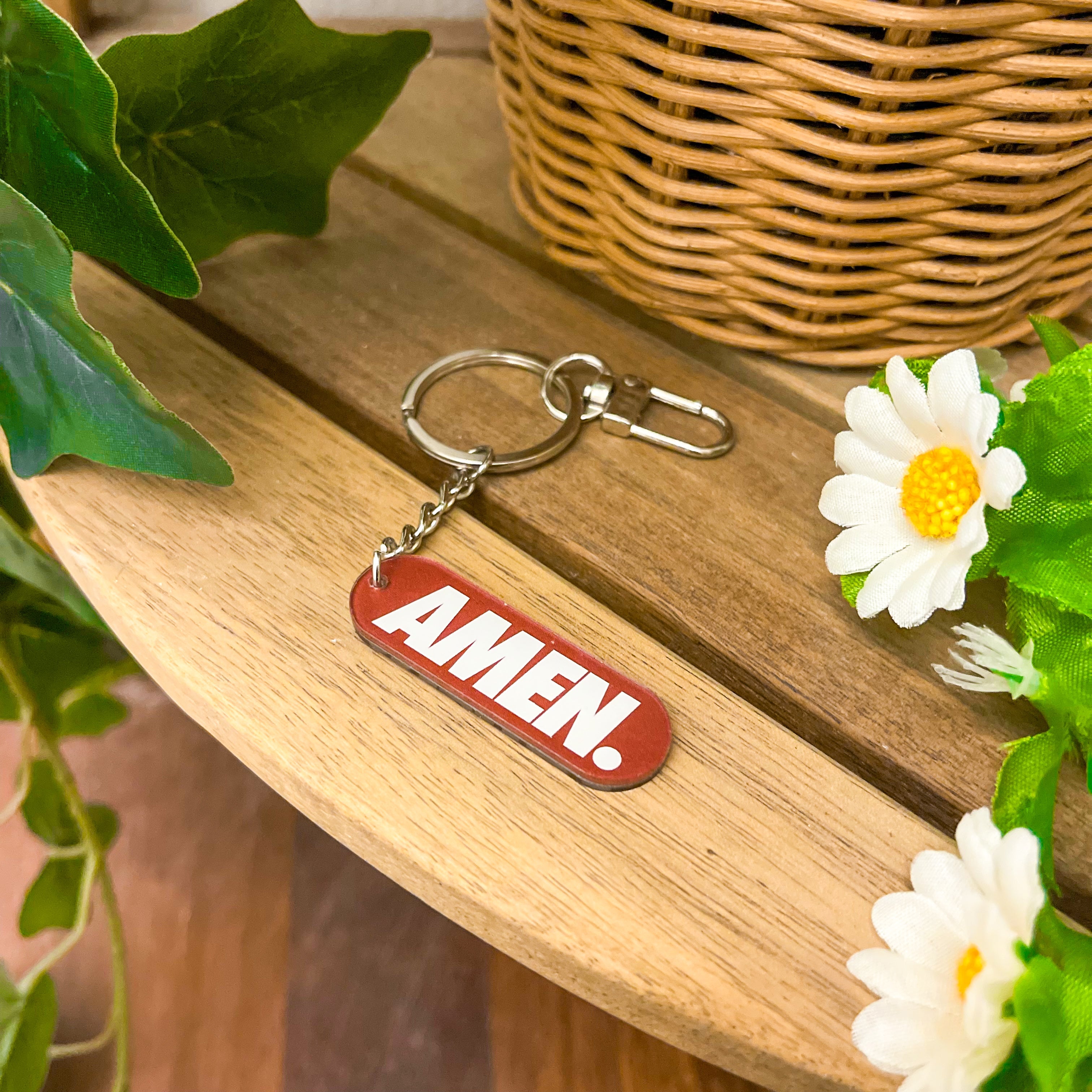 Amen | Christian Acrylic Keychain