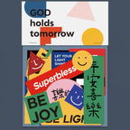 God Holds Tomorrow | Christian Sticker Pack