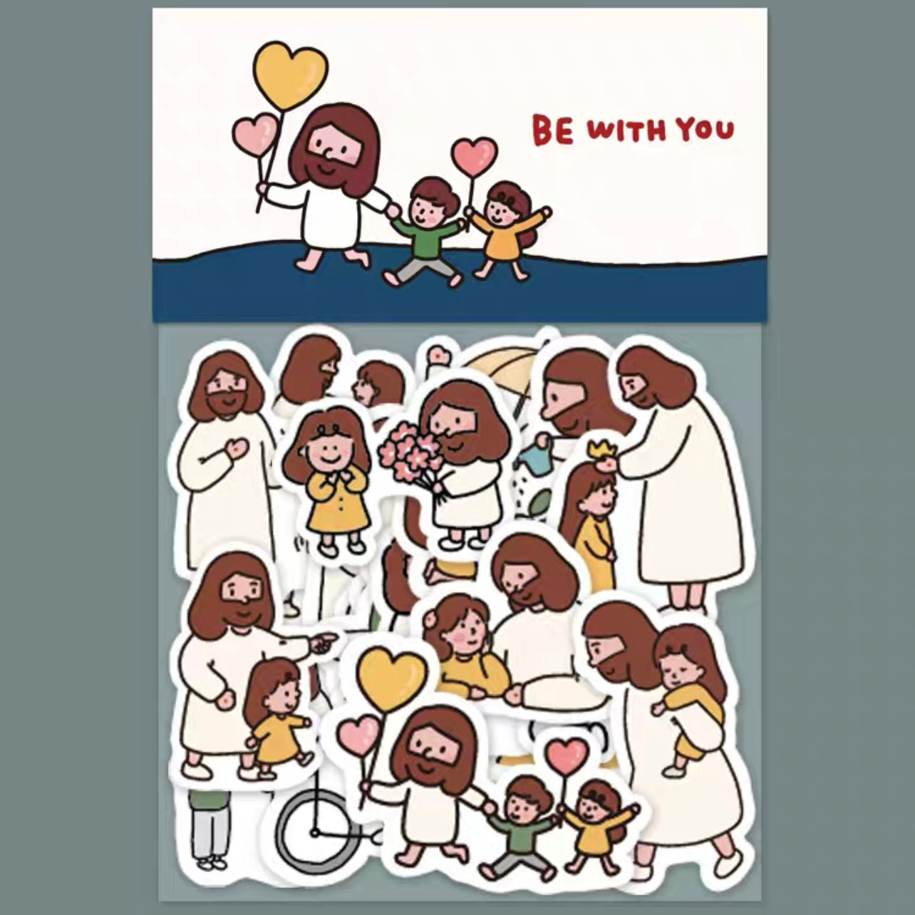 Be With You | Christian Sticker Pack