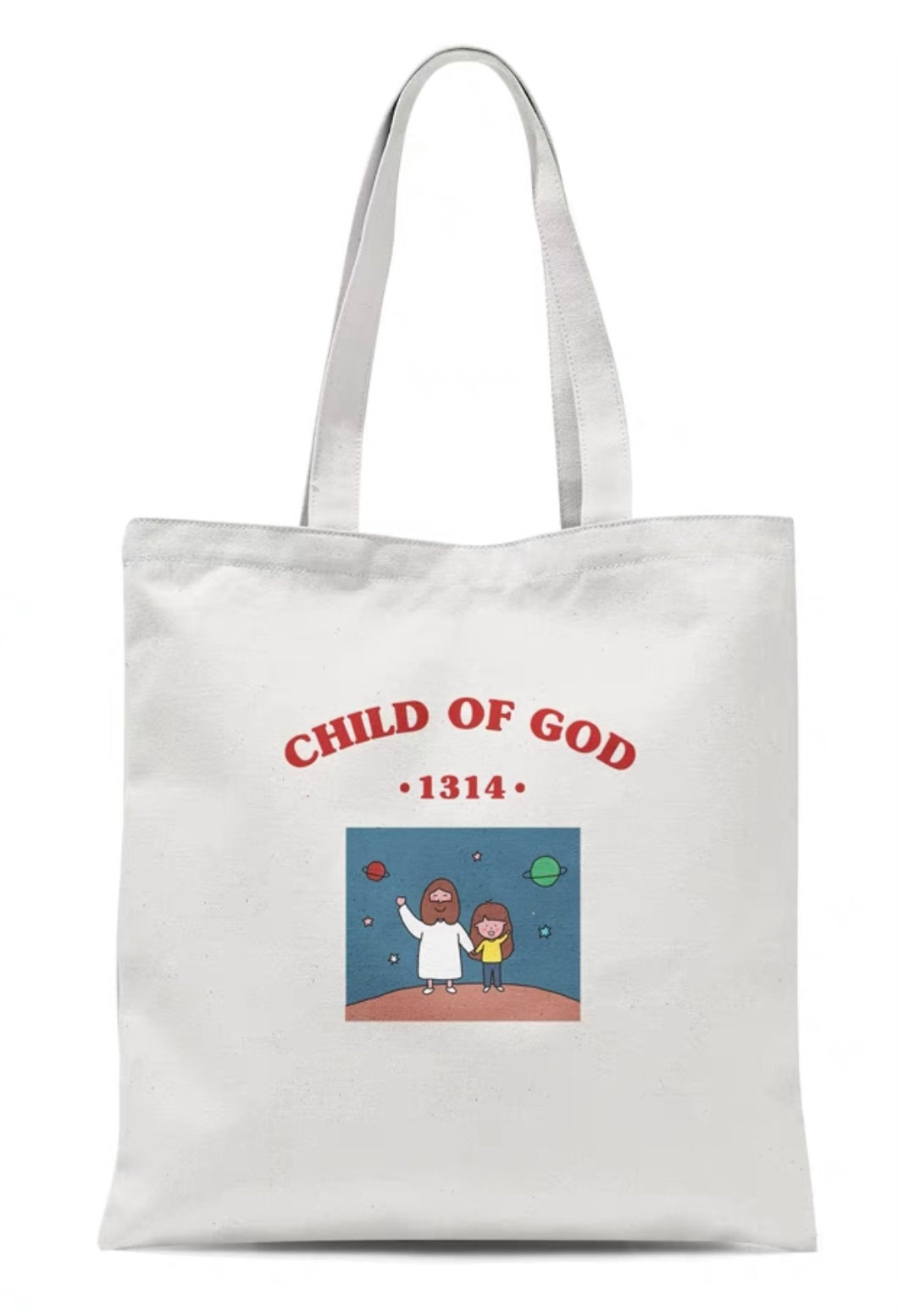 Child 1314 (White) | Tote Bag