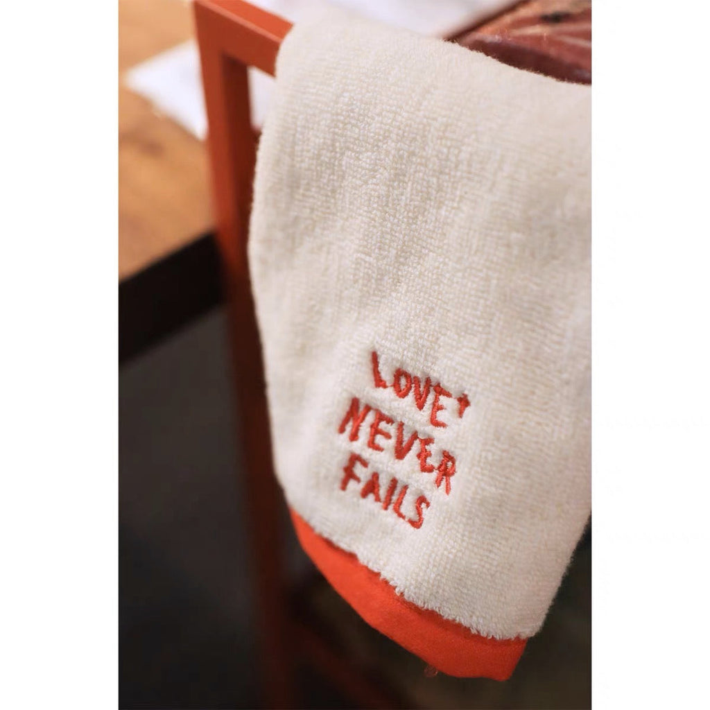 Love Never Fails | Hand Towel