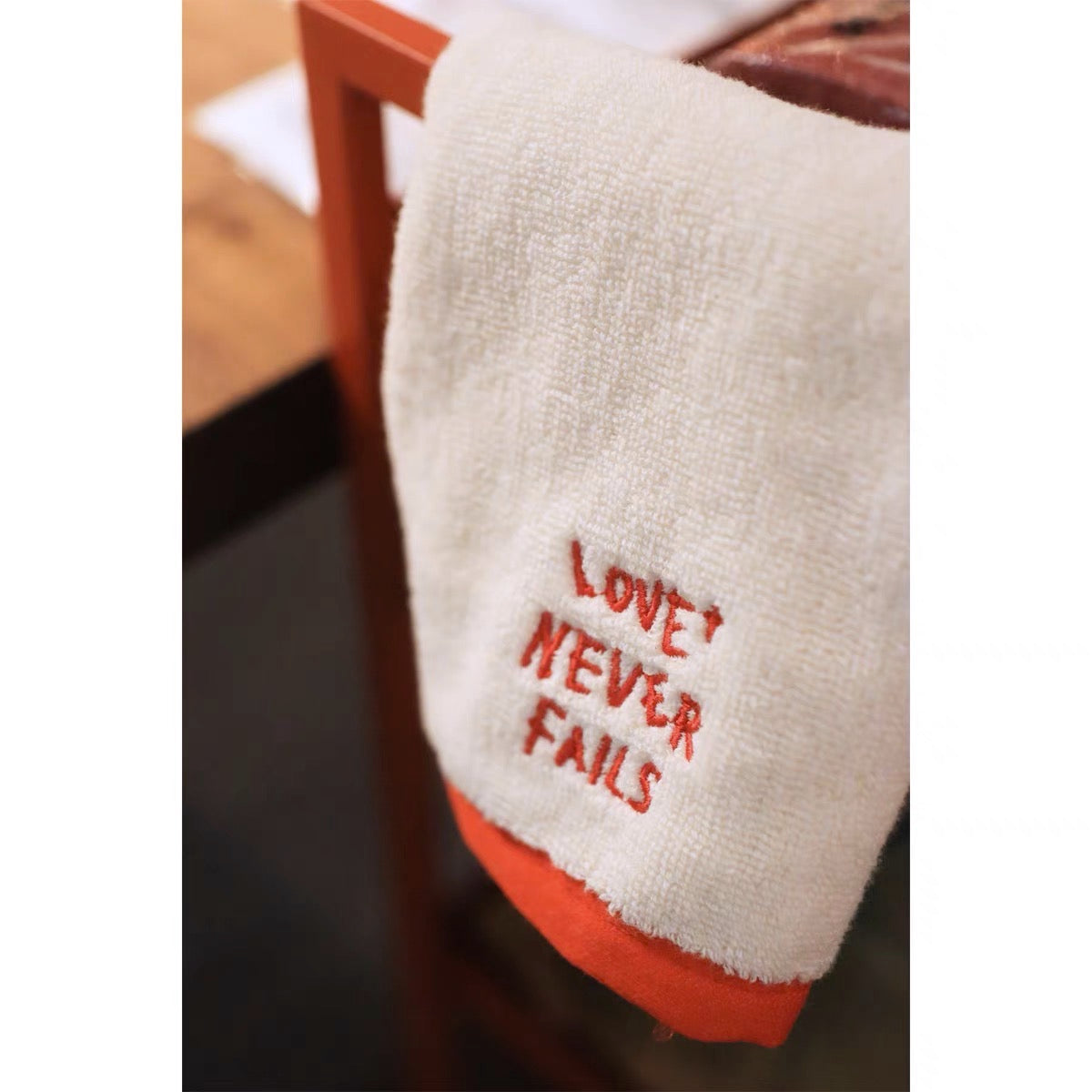 Love Never Fails | Hand Towel