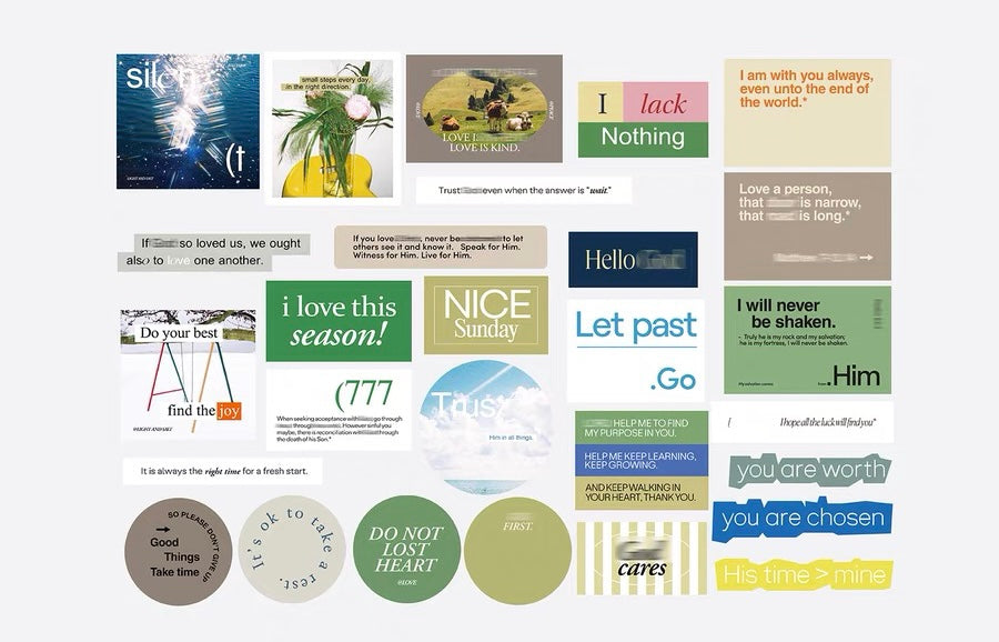 Much Love (Yellow) | Christian Sticker Pack