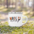 Made To Worship | Enamel Mug