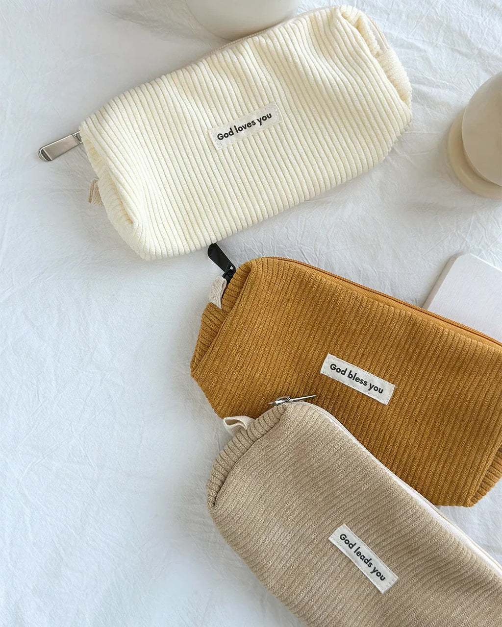 God Loves You | Corduroy Pouch