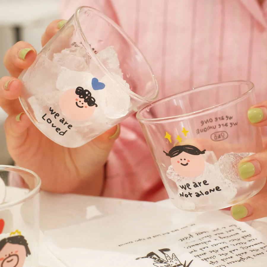 We Are One | Glass Cup Set