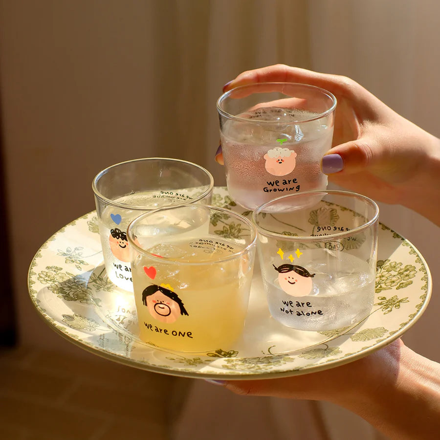 We Are One | Glass Cup Set